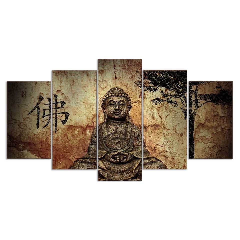 Tableau Bouddha Zen : Sérénité et Équilibre pour Votre Intérieur