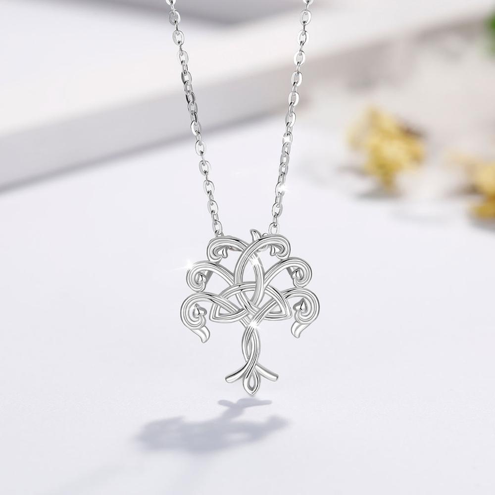 Collier Arbre de Vie Triquetra Argent Massif