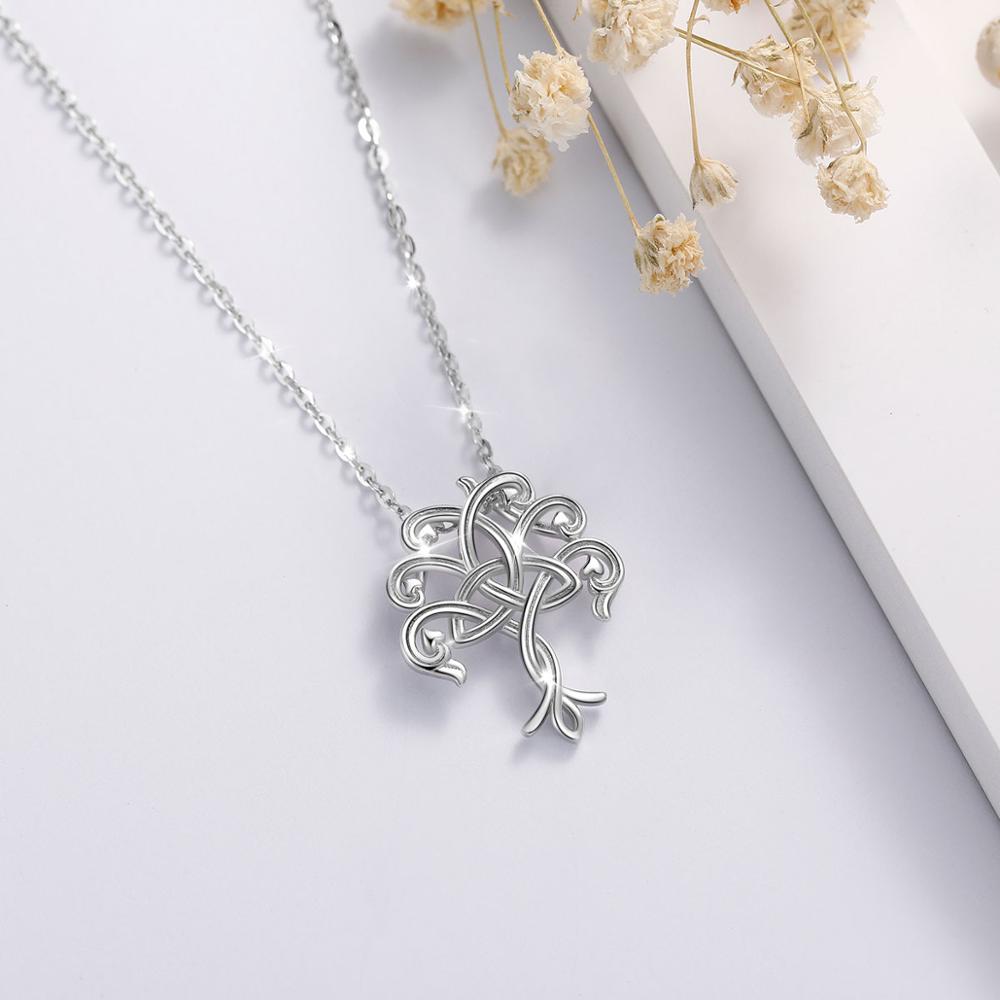 Collier Arbre de Vie Triquetra Argent Massif