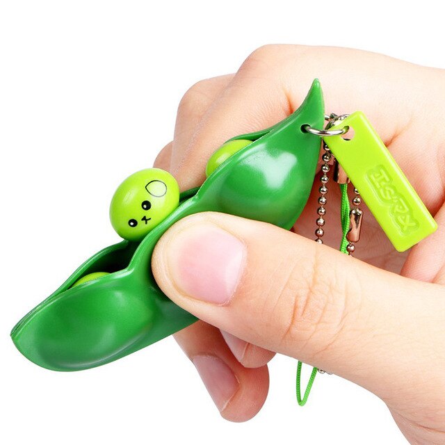 Porte Clé Anti-Stress Petit Pois : Détente et Originalité au Bout des Doigts