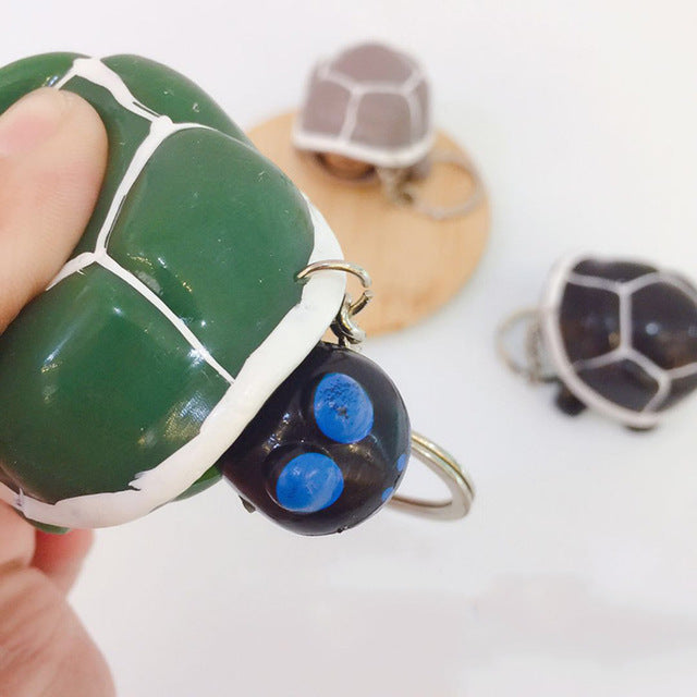 Porte-Clé Tortue Anti-Stress Relaxant