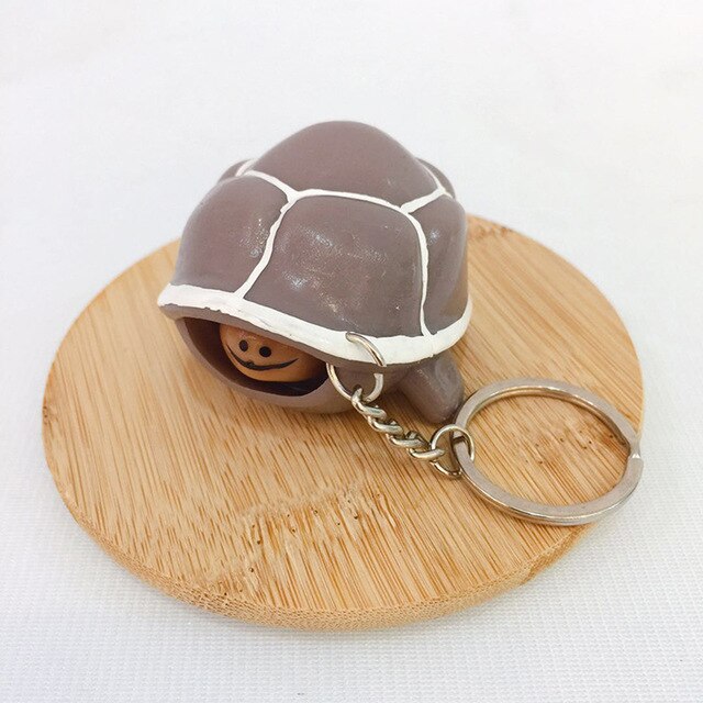 Porte-Clé Tortue Anti-Stress Relaxant