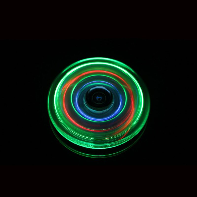 Hand Spinner Lumineux À Pile - Objet Anti-Stress Innovant