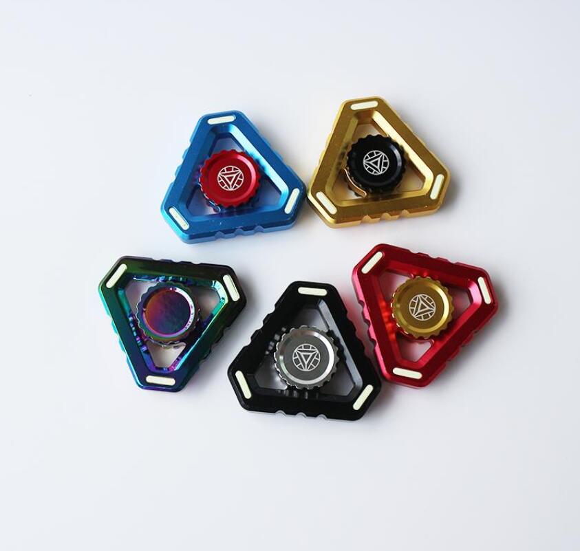 Hand Spinner Triangle Fluo : Éclat, Réduction Stress, Divertissement Lumineux