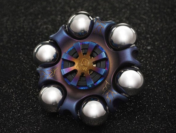 Hand Spinner Titane Bleu : Élégance Durable pour Stress et Concentration