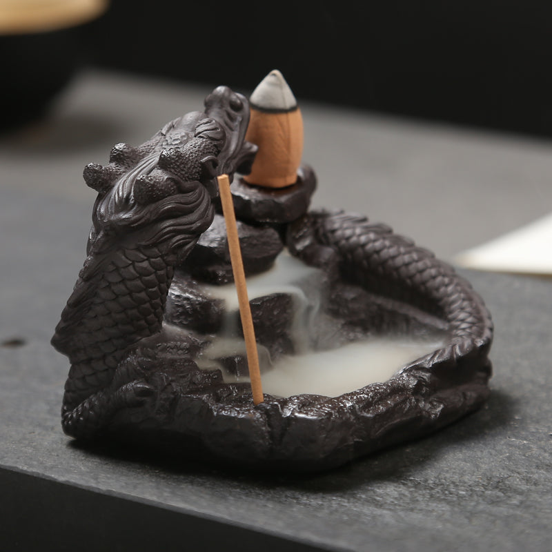 Porte Encens Dragon Mystique