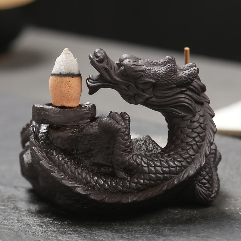 Porte Encens Dragon Mystique