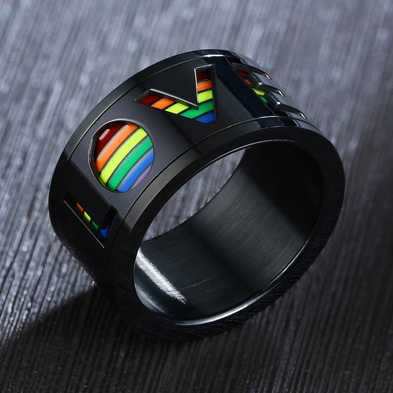 Bague Anti-Stress Love : Élégance Apaisante pour Moments Tranquilles