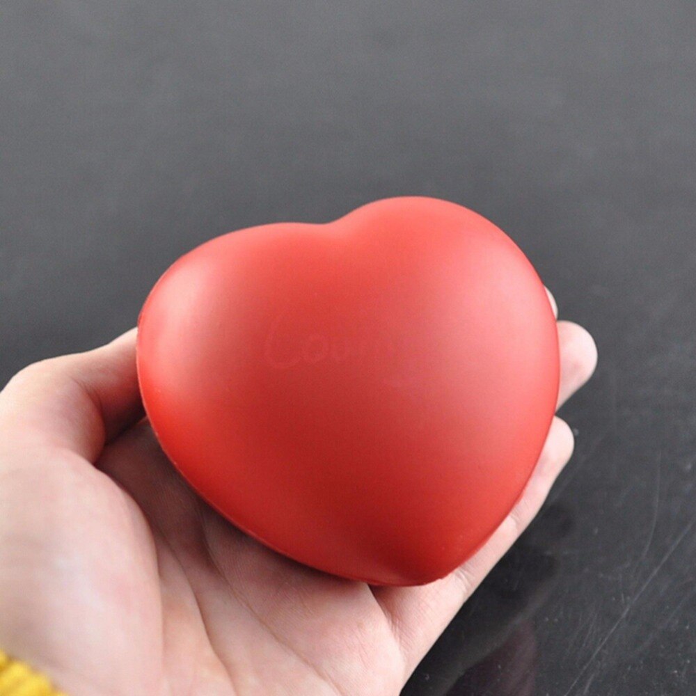 Balle Anti-Stress Cœur Ergonomique et Relaxante
