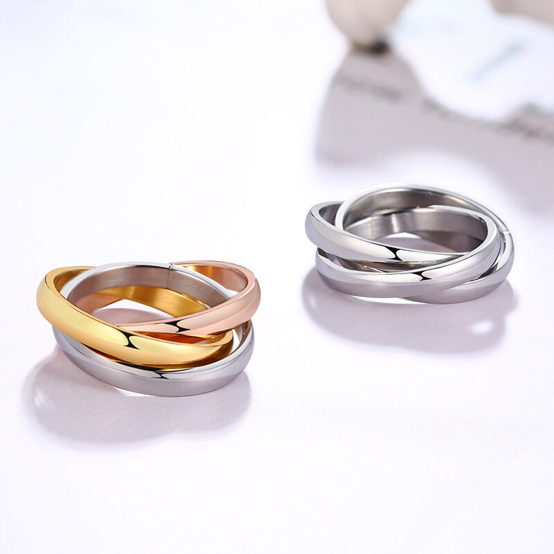 Bague Anti-Stress Anneaux Entrelacés
