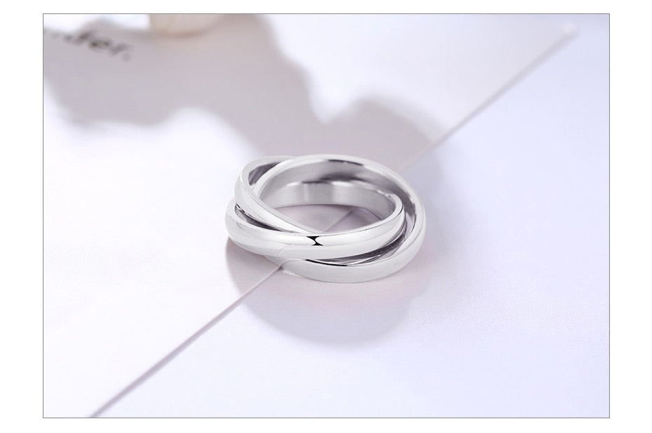 Bague Anti-Stress Anneaux Entrelacés
