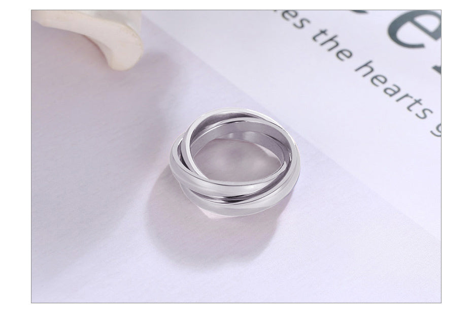 Bague Anti-Stress Anneaux Entrelacés