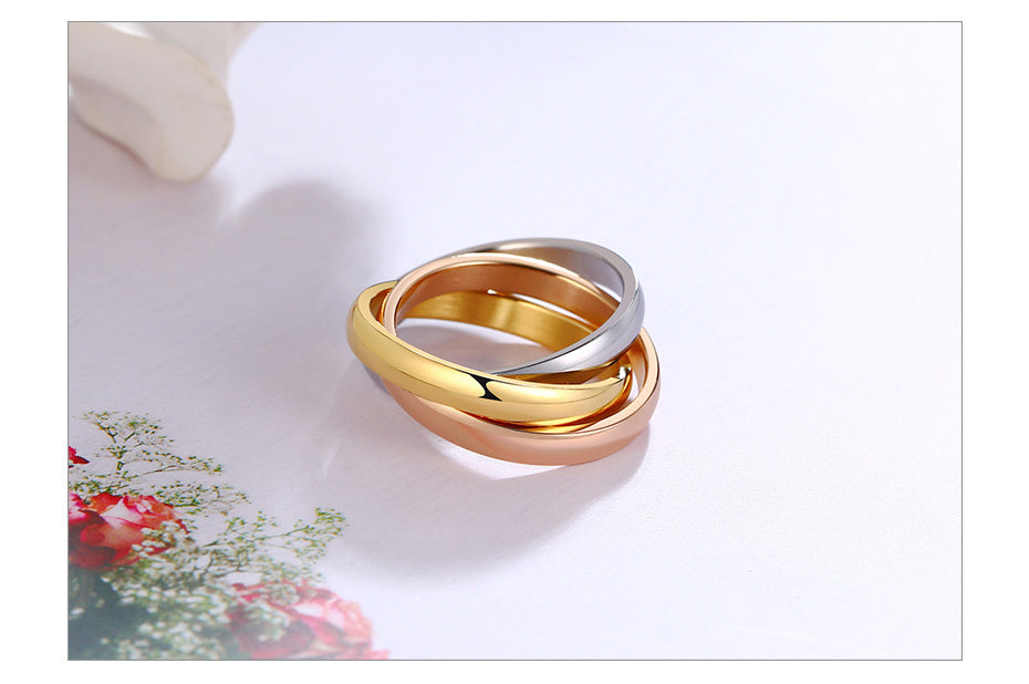 Bague Anti-Stress Anneaux Entrelacés
