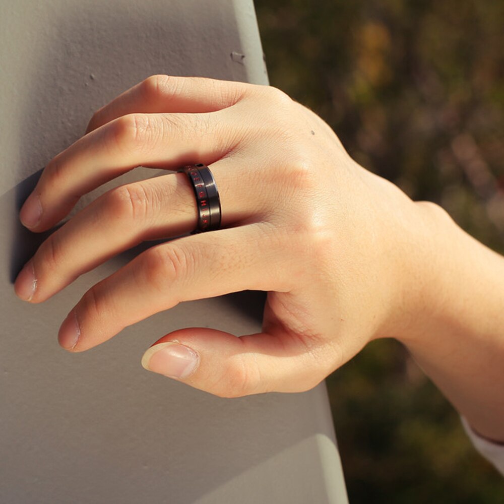 Bague Anti-Stress Alphabet : Équilibre et Élégance à chaque lettre !