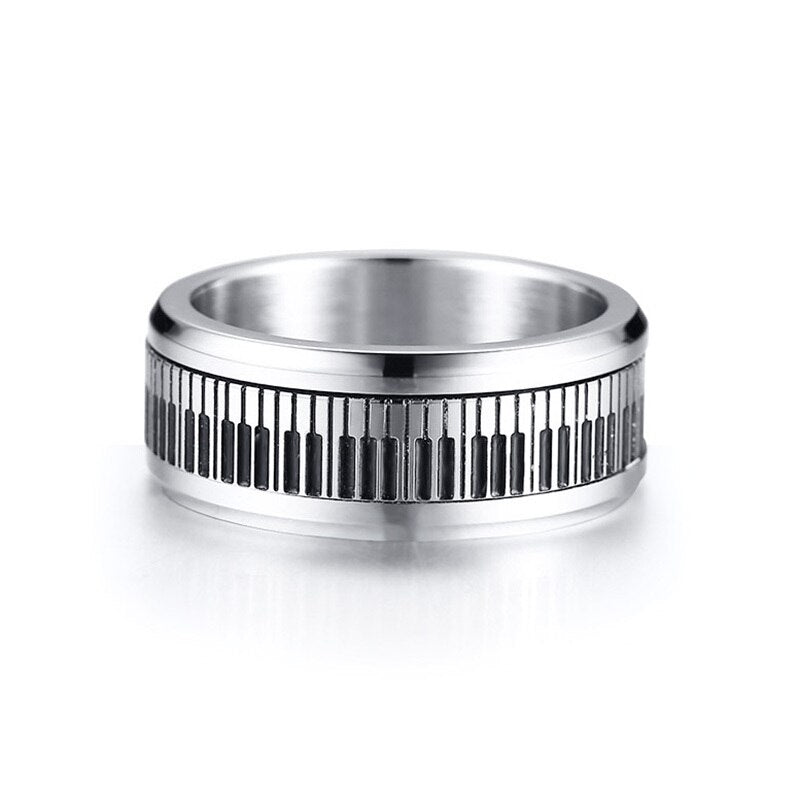 Bague Anti-Stress Piano : Équilibre et Élégance au Bout des Doigts