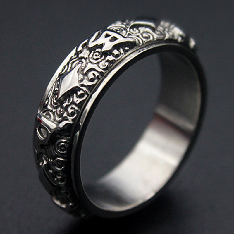 Bague Anti-Stress Totem : Élégance Zénitude, Soulagez l'Anxiété Quotidienne