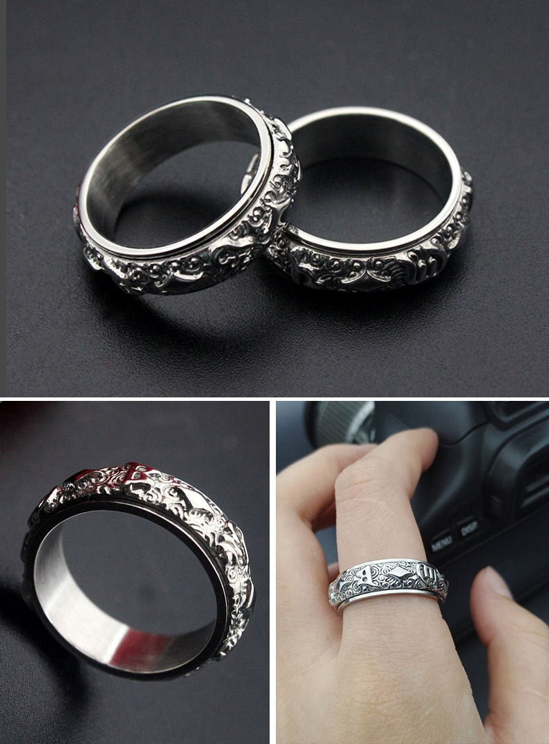 Bague Anti-Stress Totem : Élégance Zénitude, Soulagez l'Anxiété Quotidienne