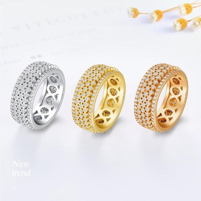 Bague Anti-Stress Tournante Femme : Élégance Relaxante à Votre Doigt