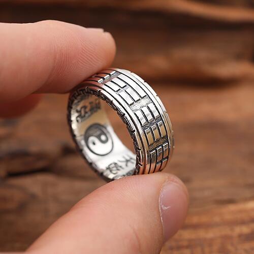 Bague Anti-Stress Argent Feng Shui