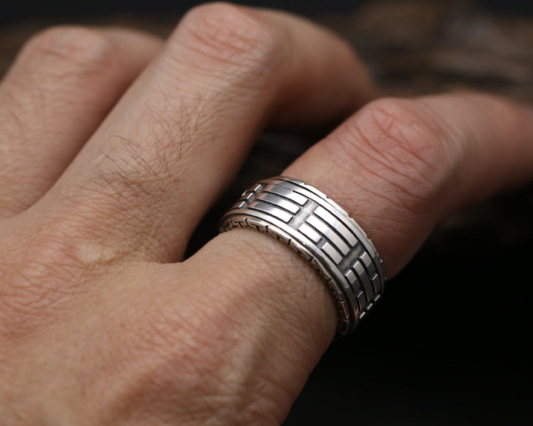 Bague Anti-Stress Argent Feng Shui