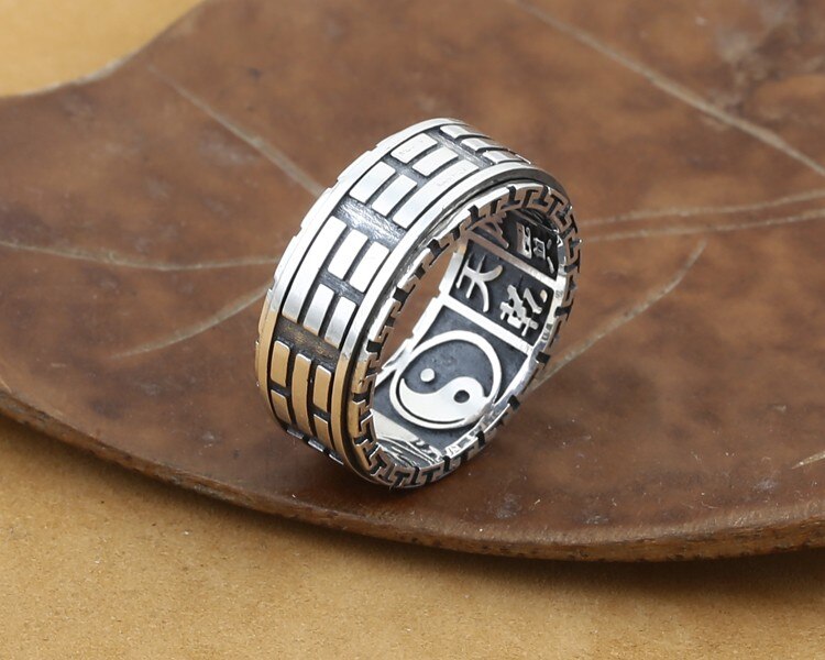 Bague Anti-Stress Argent Feng Shui