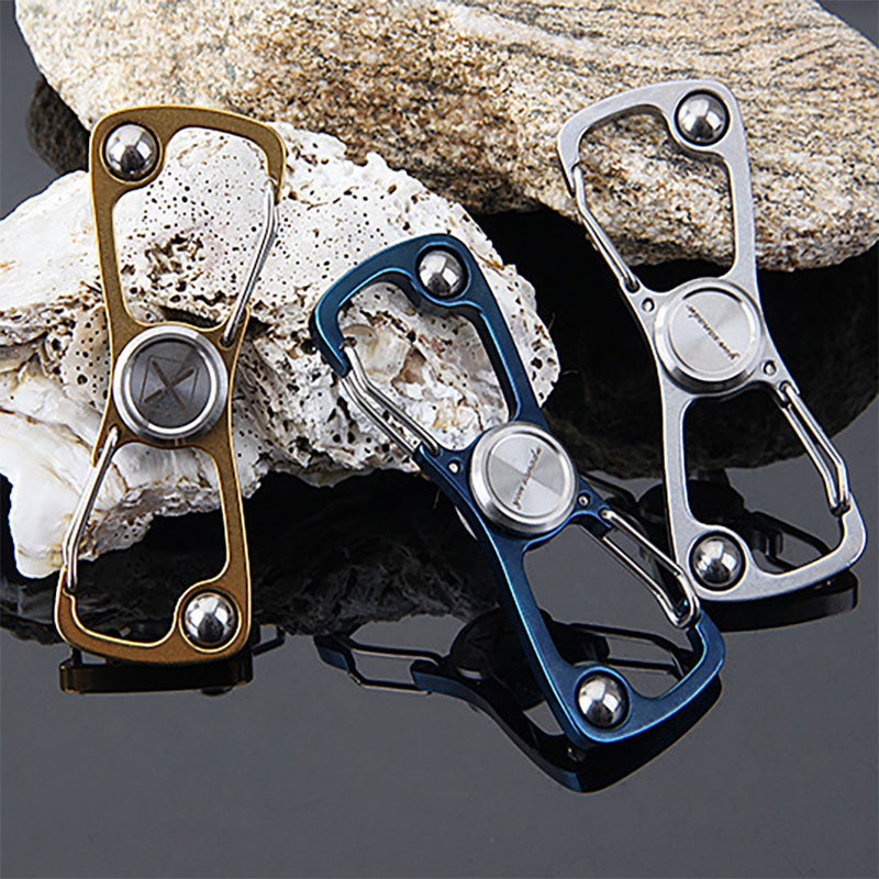 Porte Clé Anti-Stress Mousqueton Spinner