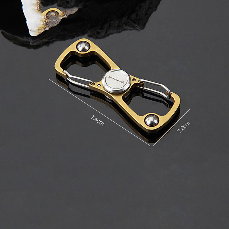 Porte Clé Anti-Stress Mousqueton Spinner