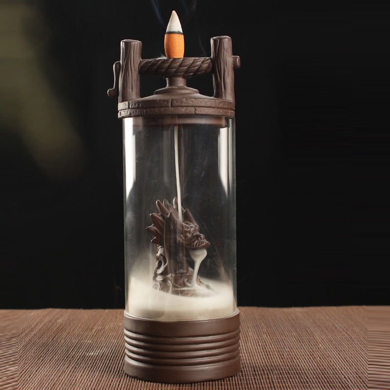 Porte Encens en Verre : Élégance Cristalline, Atmosphère Zen Assurée