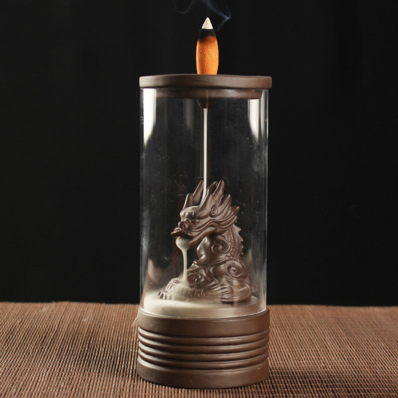 Porte Encens en Verre : Élégance Cristalline, Atmosphère Zen Assurée