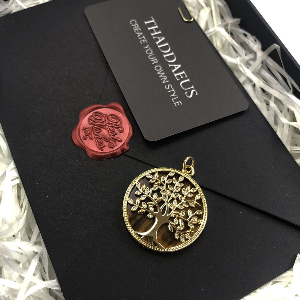 Collier Arbre de Vie Médaille d'Or