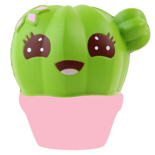 Balle Anti-Stress Squishy Cactus pour détente quotidienne