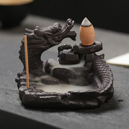 Porte Encens Dragon Mystique