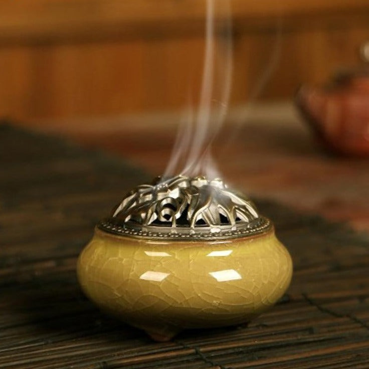 Porte-Encens Céramique Élégant