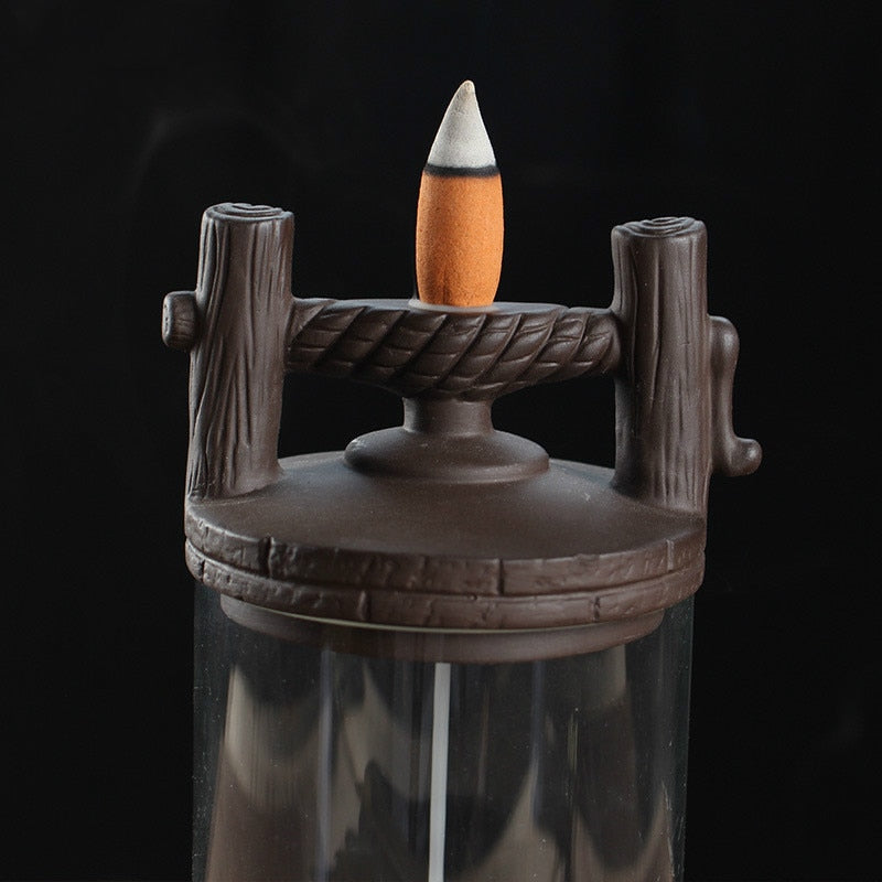 Porte Encens en Verre : Élégance Cristalline, Atmosphère Zen Assurée