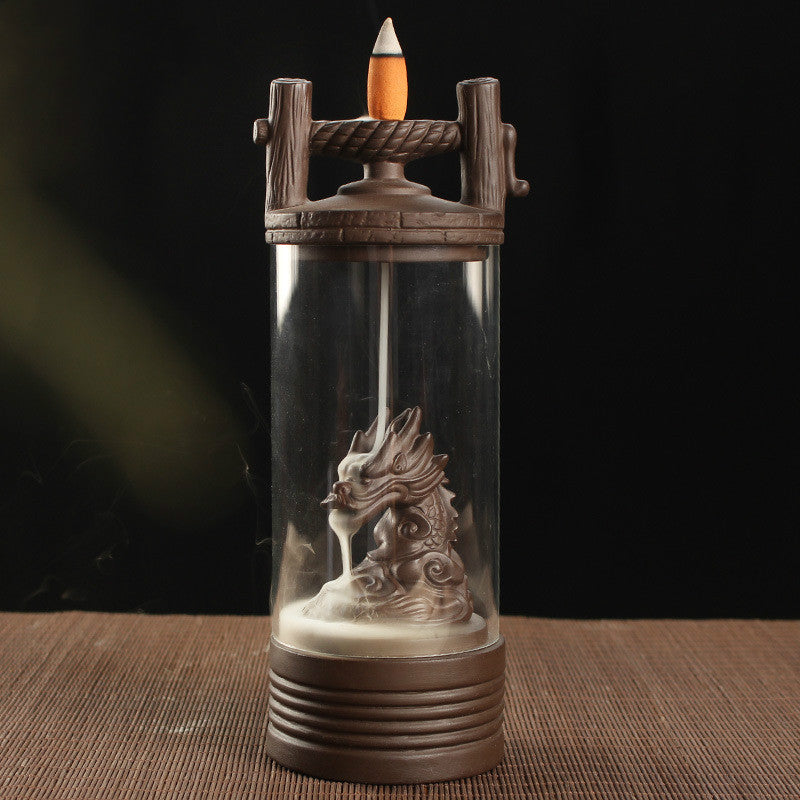 Porte Encens en Verre : Élégance Cristalline, Atmosphère Zen Assurée