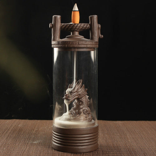 Porte Encens en Verre : Élégance Cristalline, Atmosphère Zen Assurée