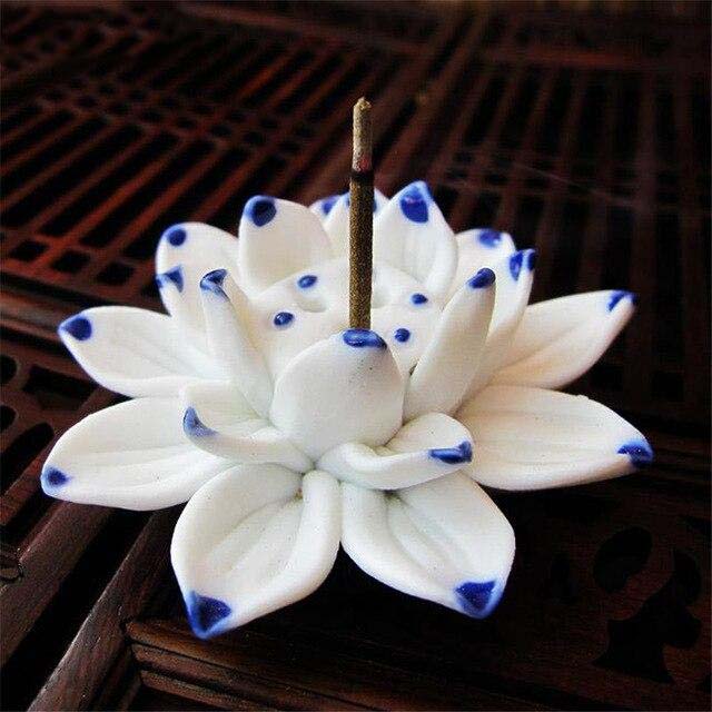 Porte Encens Lotus Artisanat : Élégance Zen, Sérénité Assurée, Ambiance Parfaite!