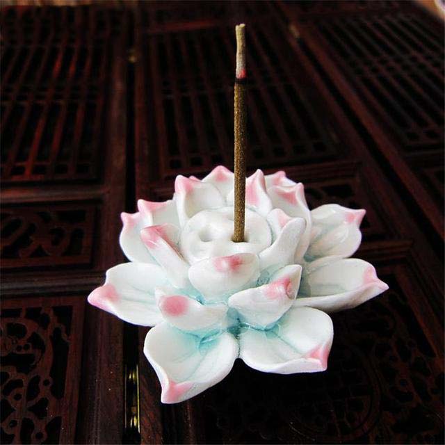 Porte Encens Lotus Artisanat : Élégance Zen, Sérénité Assurée, Ambiance Parfaite!