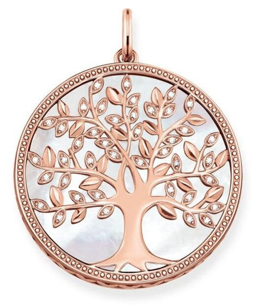 Collier Arbre de Vie Cuivre et Nacre