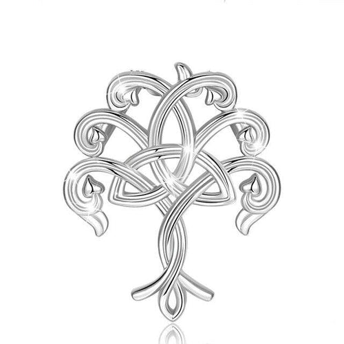 Collier Arbre de Vie Triquetra Argent Massif