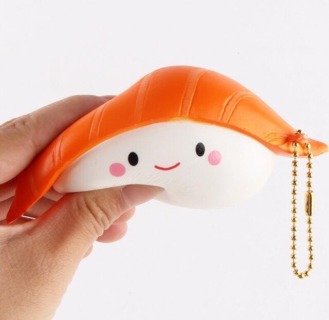 Porte Clé Anti-Stress Squishy Sushi