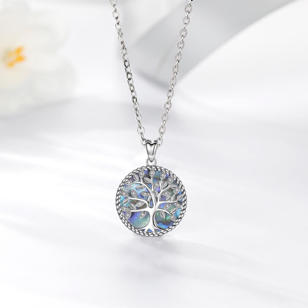 Pendentif Arbre de Vie 'Perles Marines'