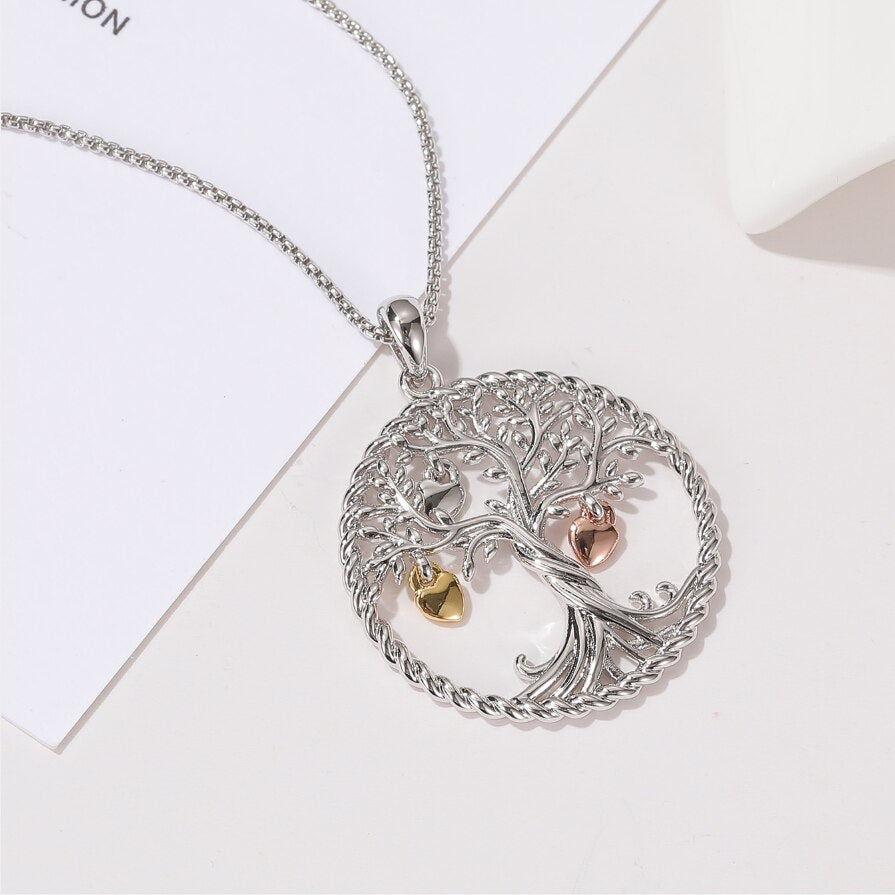 Collier Arbre de Vie Sagesse en Argent Pur