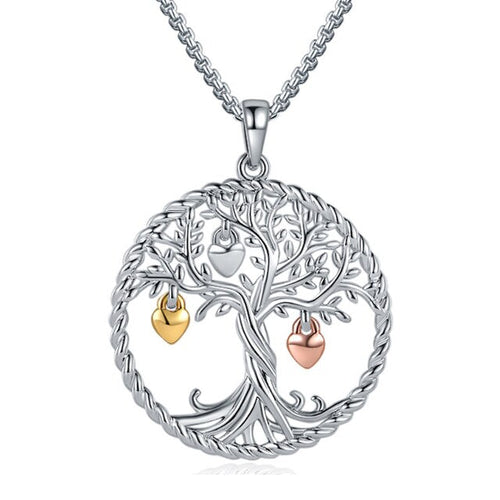 Collier Arbre de Vie Sagesse en Argent Pur
