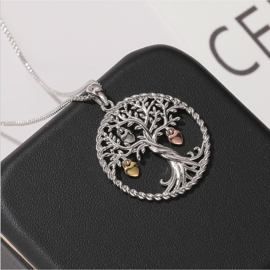 Collier Arbre de Vie Sagesse en Argent Pur