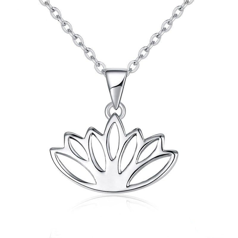 Collier Arbre de Vie Lotus en Argent - Symbole de Force et Beauté