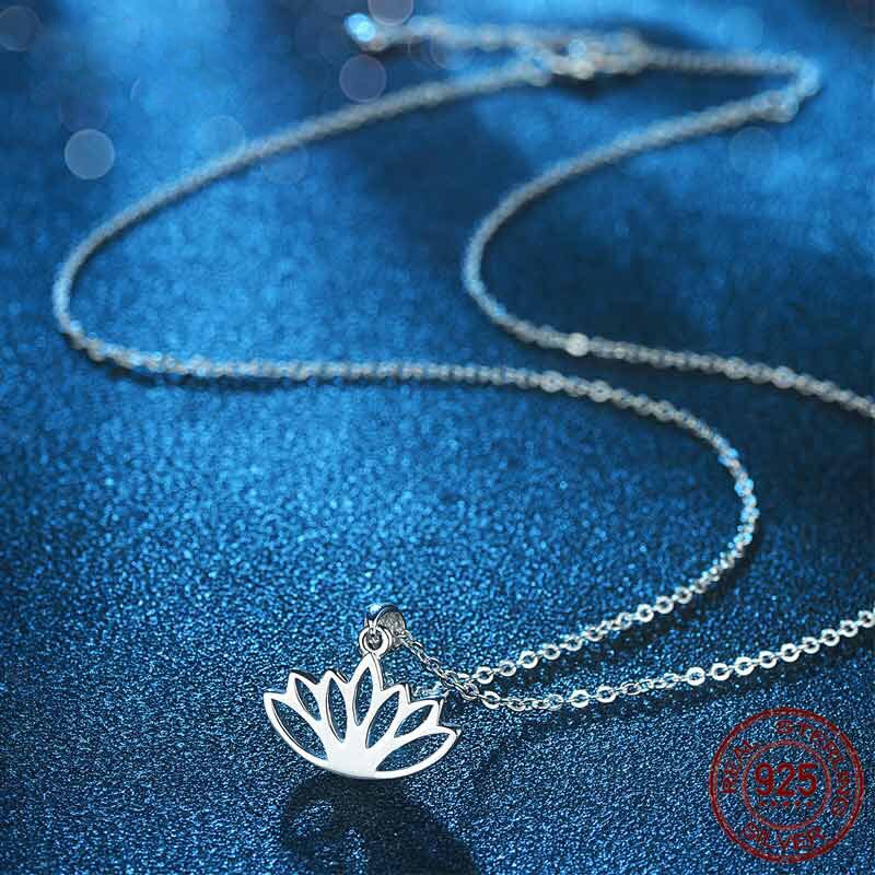 Collier Arbre de Vie Lotus en Argent - Symbole de Force et Beauté