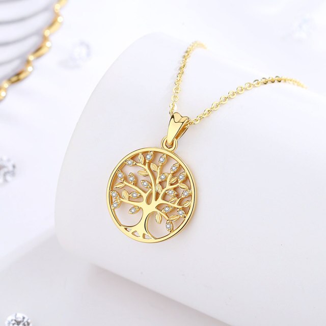 Collier Arbre de Vie Or raffiné