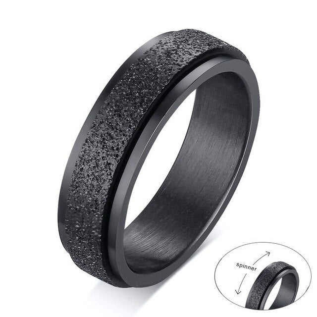 Bague Anti-Stress Anneau Spinner - Élégance et Détente