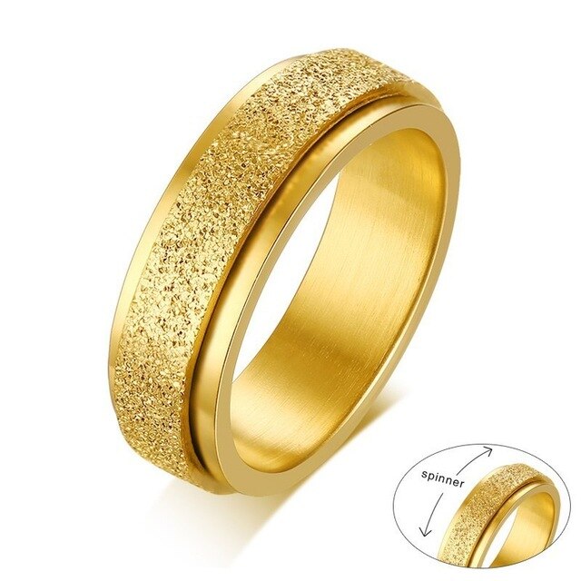 Bague Anti-Stress Anneau Spinner - Élégance et Détente